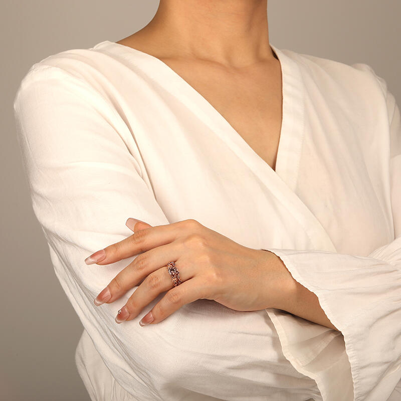 "My Muse" Round Cut 2pcs Bridal Set