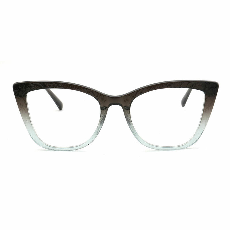 Swerve Cat Eye Blue Glasses