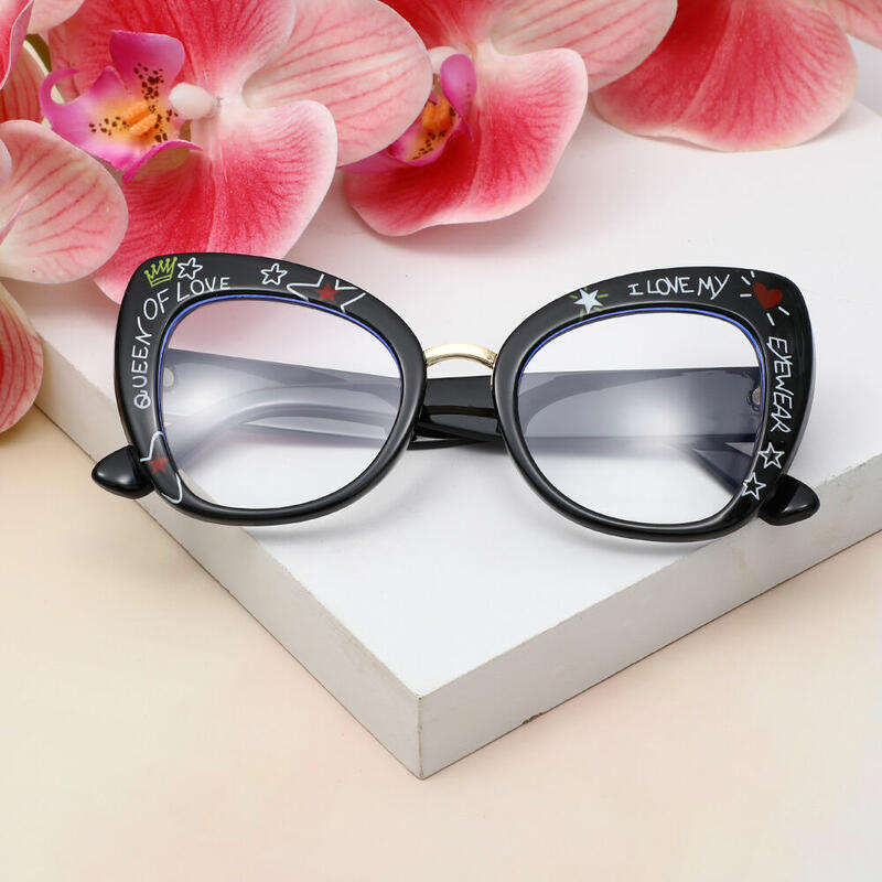 Lunettes de Vue Archeass Cat Eye Noir