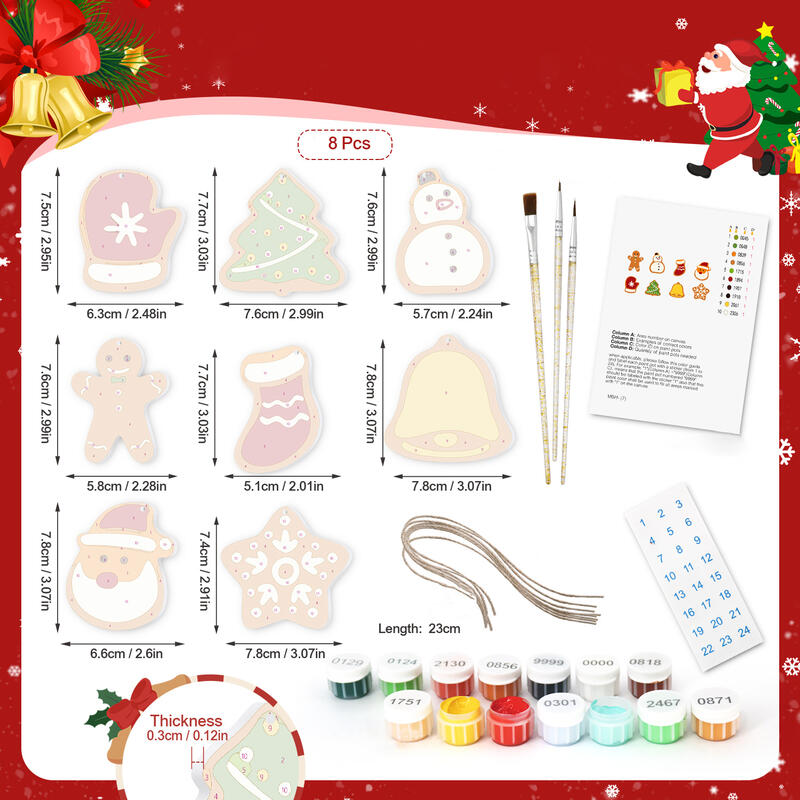 Décorations de Noël DIY graffiti un cadeau raffiné pour la famille