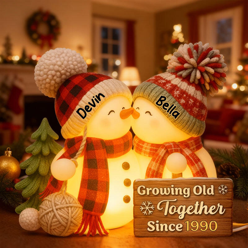 Luce notturna personalizzata con nome regalo perfetto per le coppie