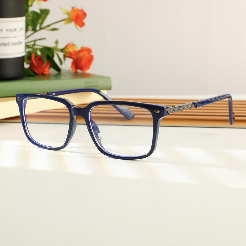 Richardson Rechteckige Blaue Brille