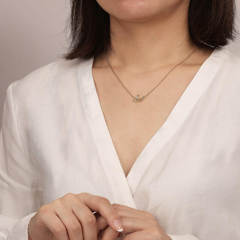 "Eye Of Love" Marquise Cut Necklace