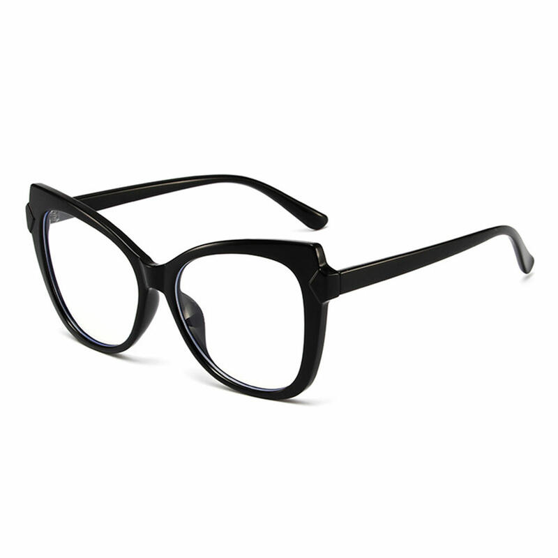 Isabella Cat Eye Black Glasses