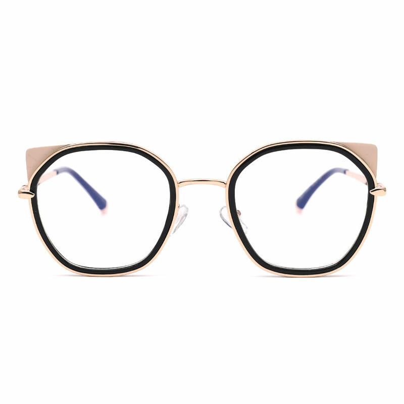 Tanya Cat Eye Black Glasses