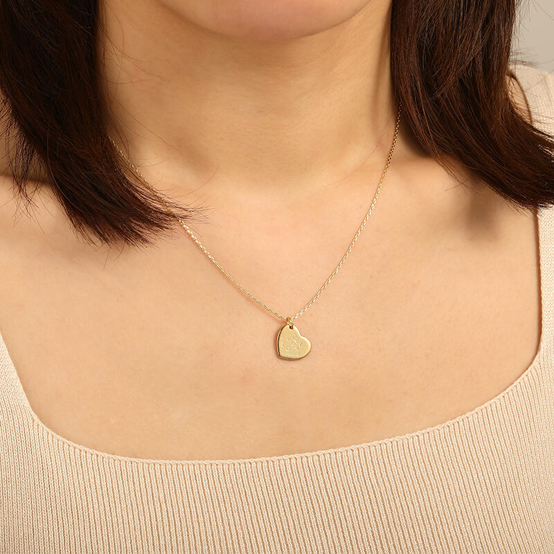 "My Whole Heart" Engravable Necklace