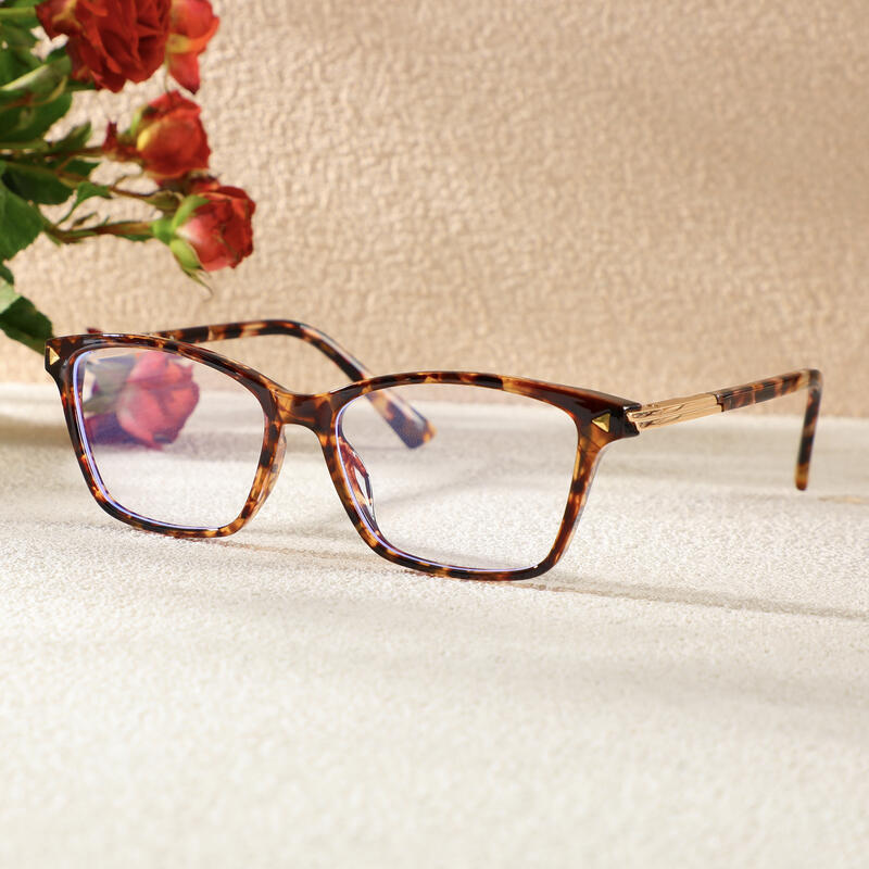 Occhiali da Vista Elizabeth Rettangolare Tartarugato 