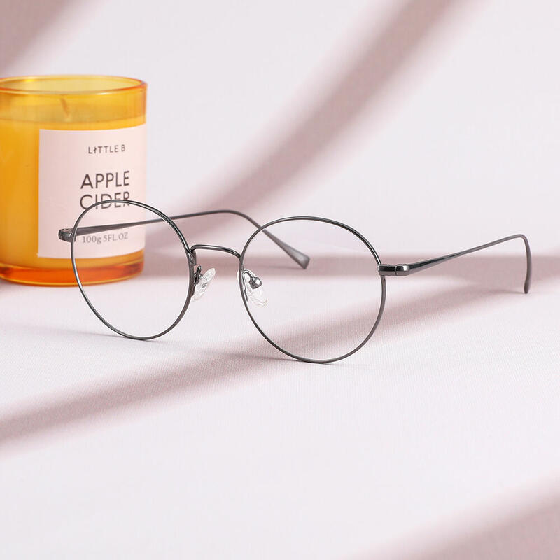 Thorne Round Black Glasses