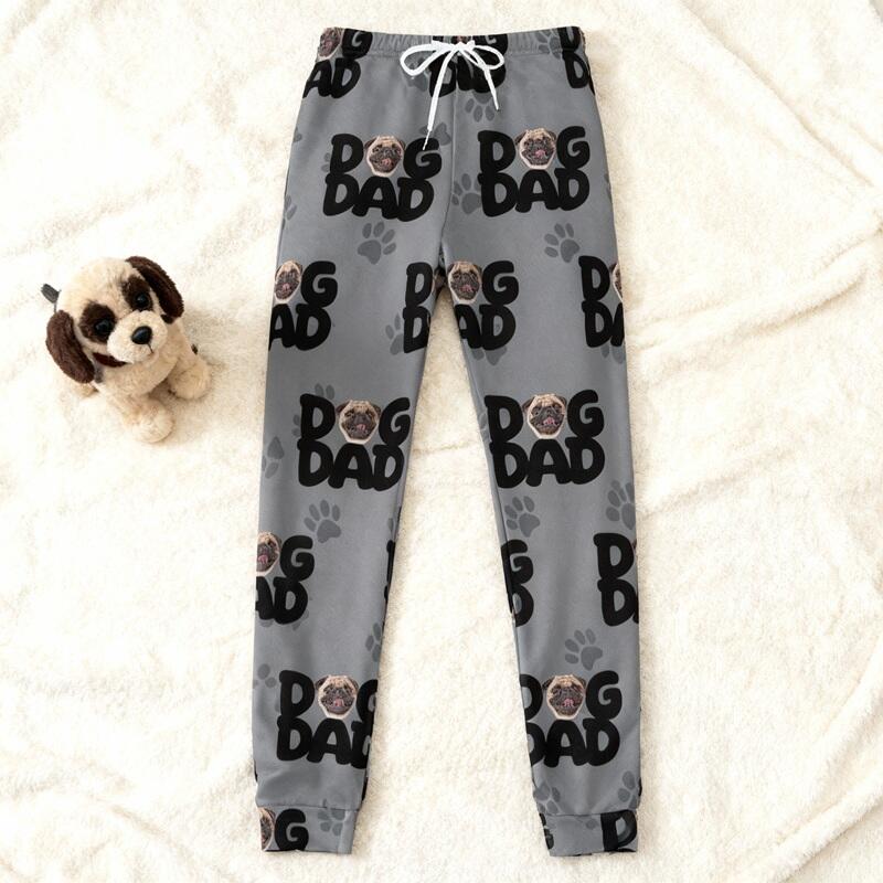 Pantaloni della tuta unisex personalizzati con foto personalizzata e disegno Regalo perfetto per gli amanti degli animali domestici