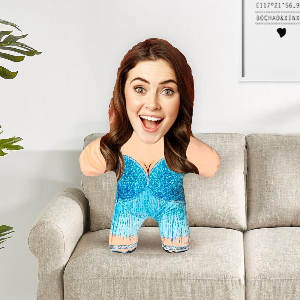 Personalized Face Pillow Female Dancer Face Pillow for Friend