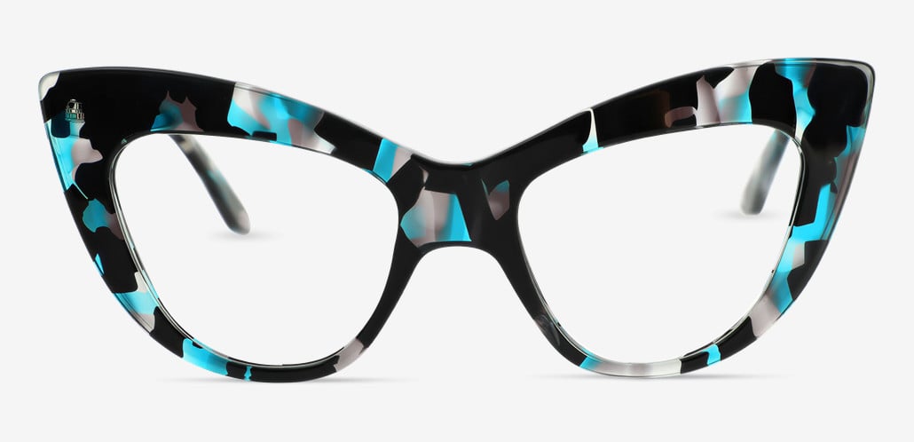 Natividad Occhiali Cat Eye Verdi