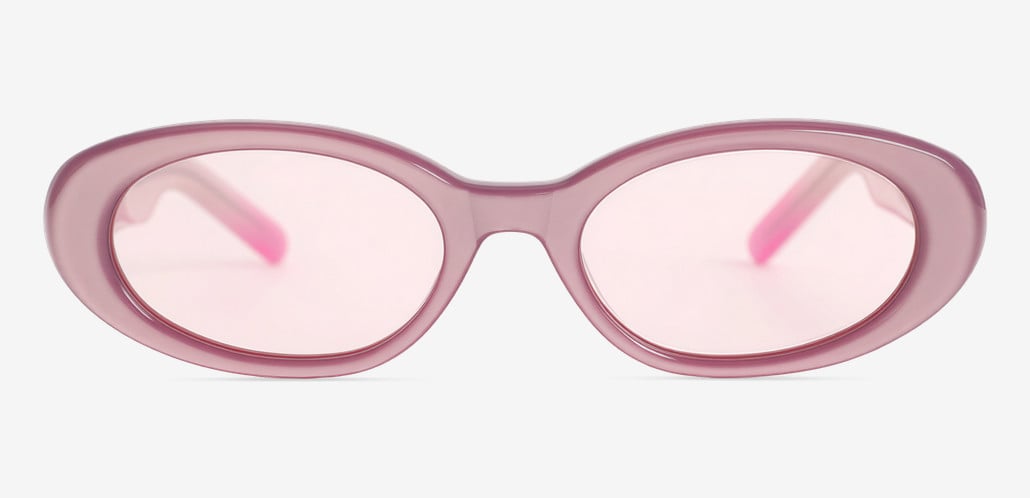 Hannah Lunettes de soleil Ovales Roses