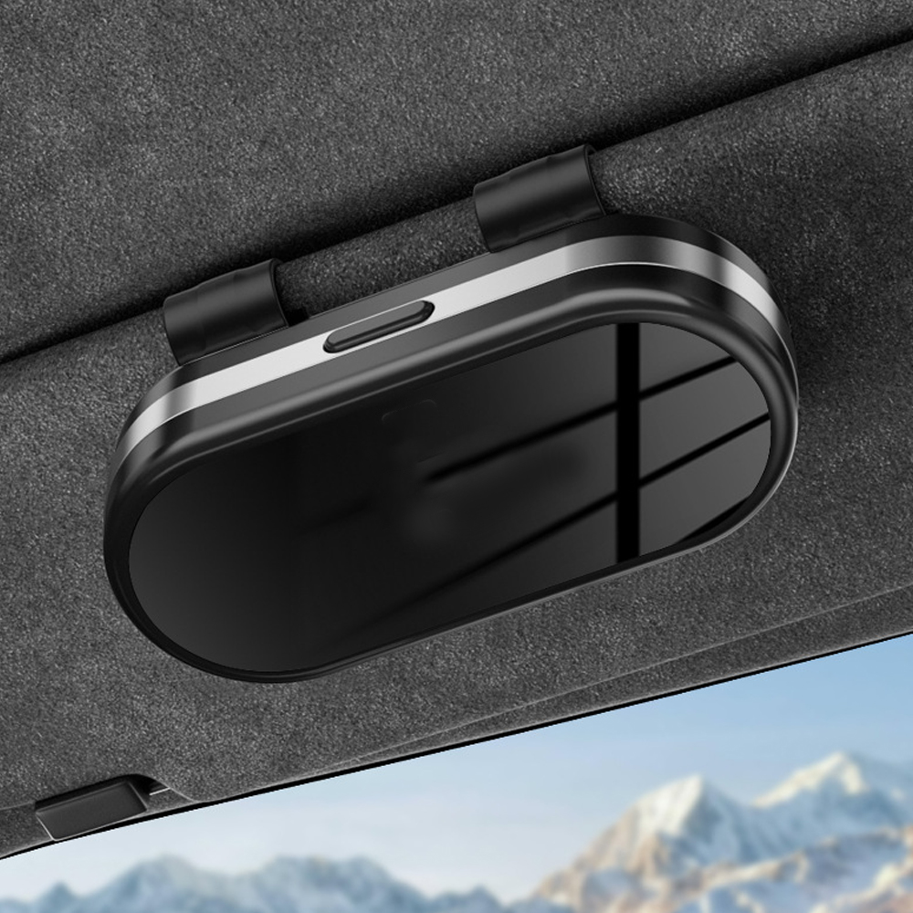 Personalized Car Mirror Glasses Case with Custom Logo Sunglasses Storage Box Gift for Men