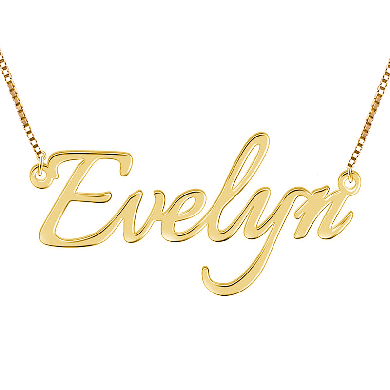 Collier Prénom Écriture Personnalisé