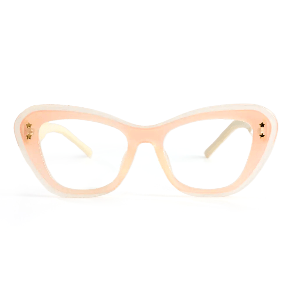 Occhiali da Vista Sally Cat Eye Beige 