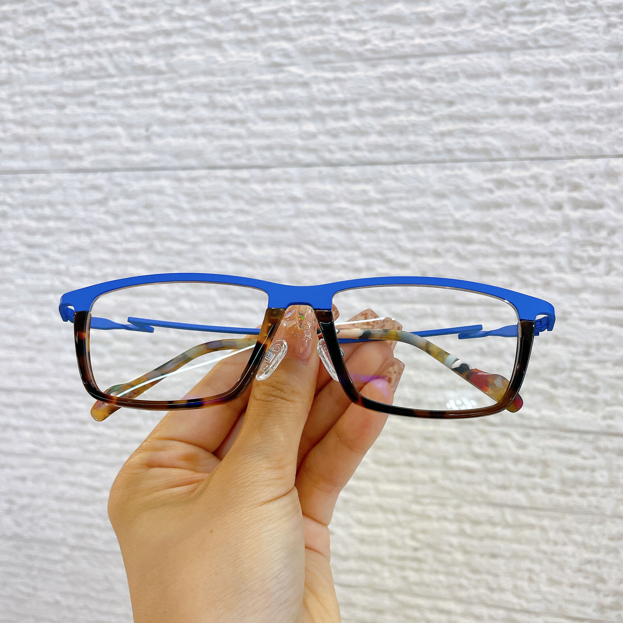 Lunettes de vue Burnal Rectangle Bleu