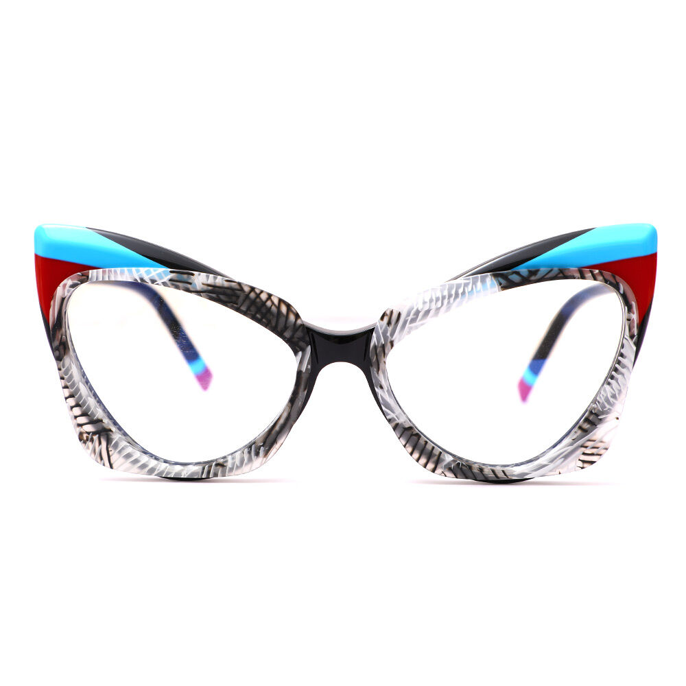 Jessic Cat Eye Grey Glasses