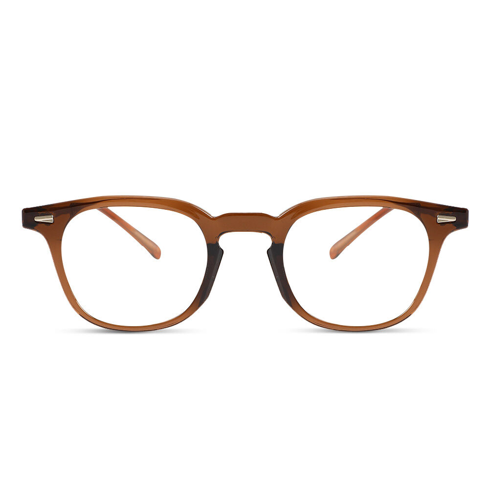 Kenneth Quadratische Braune Brille