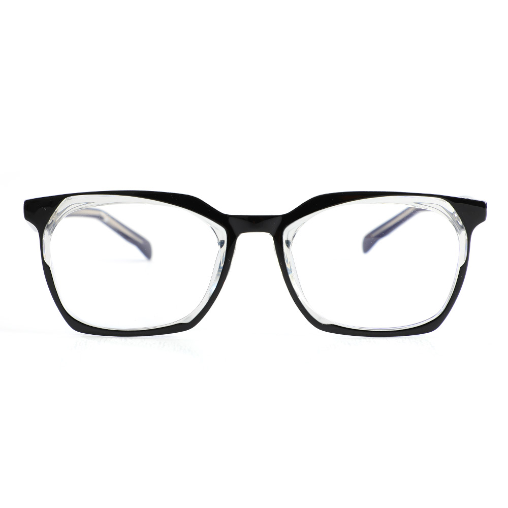 Ted Rechteckige Schwarze Brille