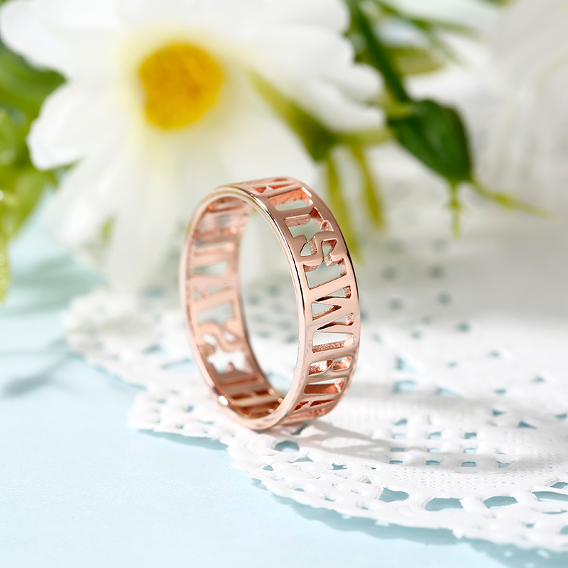 "All of Me" Personalized Name Ring