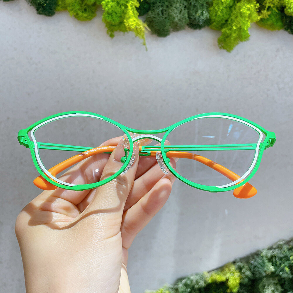 Alstol Cat Eye Green Glasses