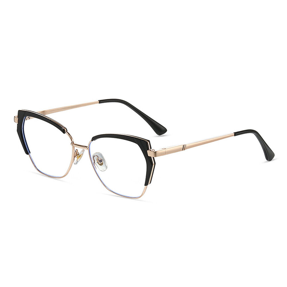 Beardd Cat Eye Schwarze Brille