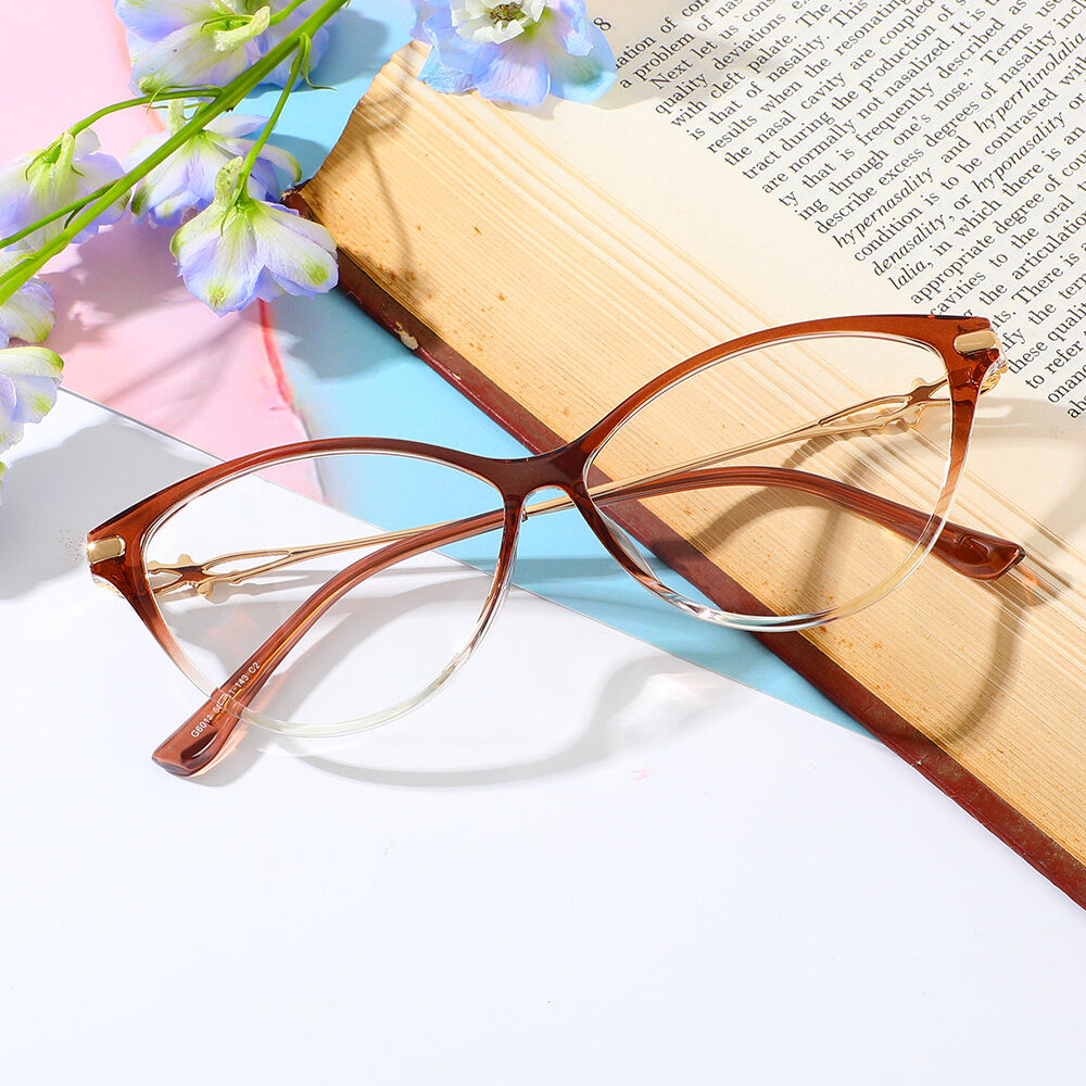 Lunettes de Vue Paddy Cat Eye Marron