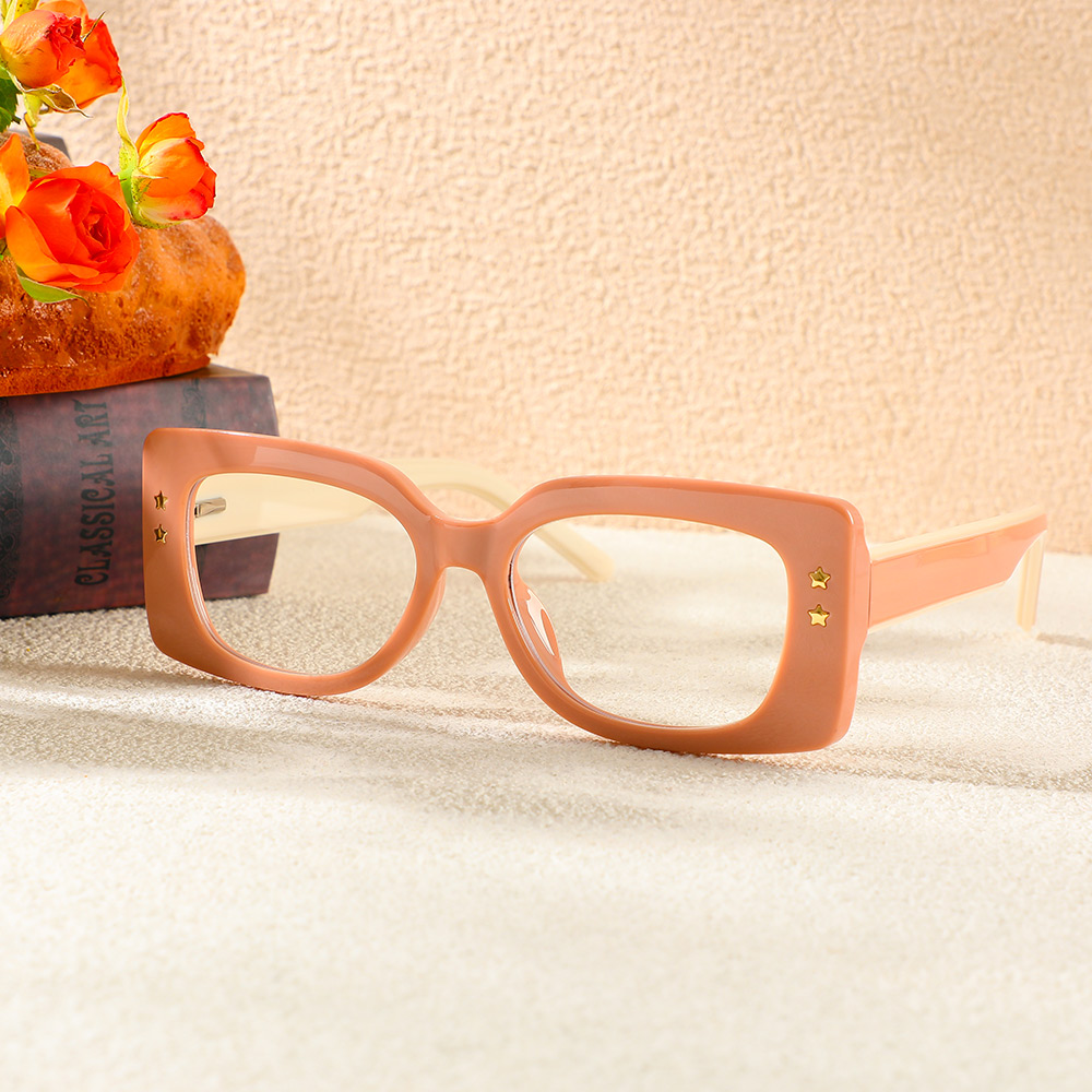 Lunettes de Vue Huggins Carré Marron 