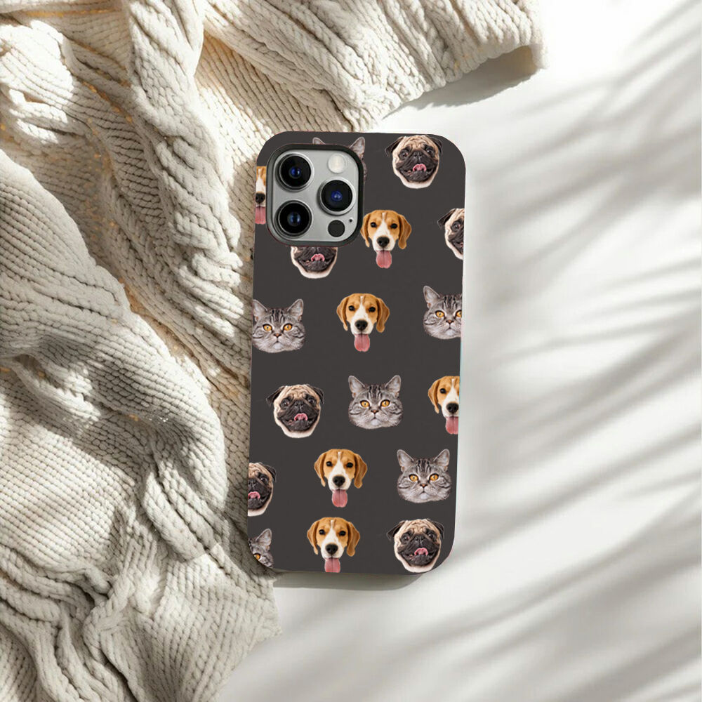 Personalized Mobile Phone Case Customized Pet Face Photo Warm Gift For Friends