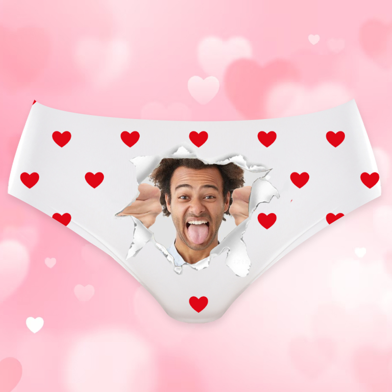 Personalized Picture Women's Underwear Cute Present for Girlfriend