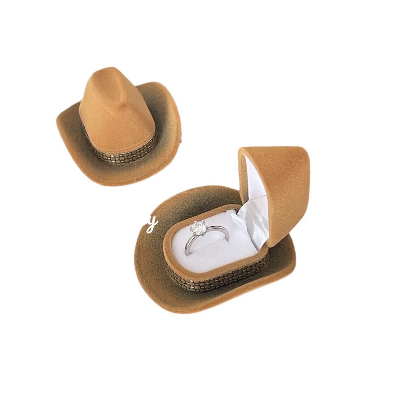 Western Cowboy Hat Ring Box Without Ring fun gift for her