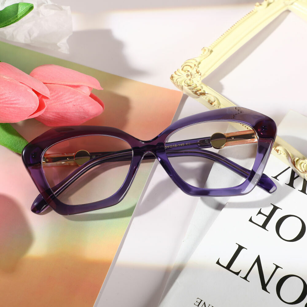 Occhiali da Vista Elizabeth Cat Eye Light Viola