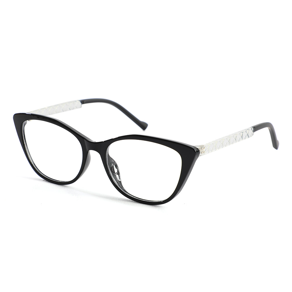 Minnie Cat Eye Schwarze Brille