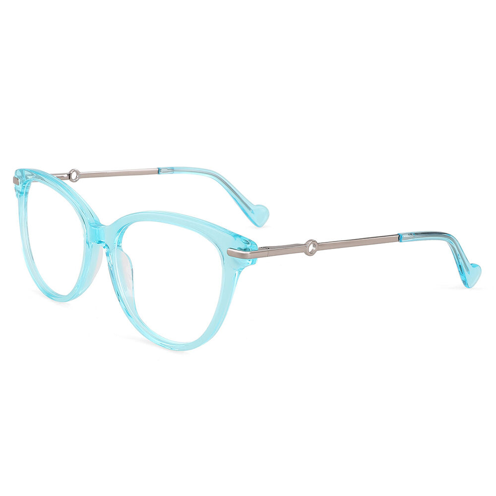 Elva Cat Eye Blaue Brille
