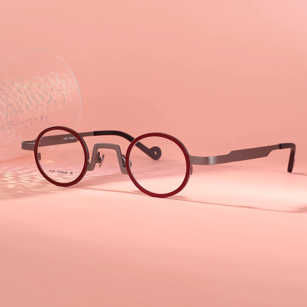 Lunettes de Vue Arro Ronde Rouge