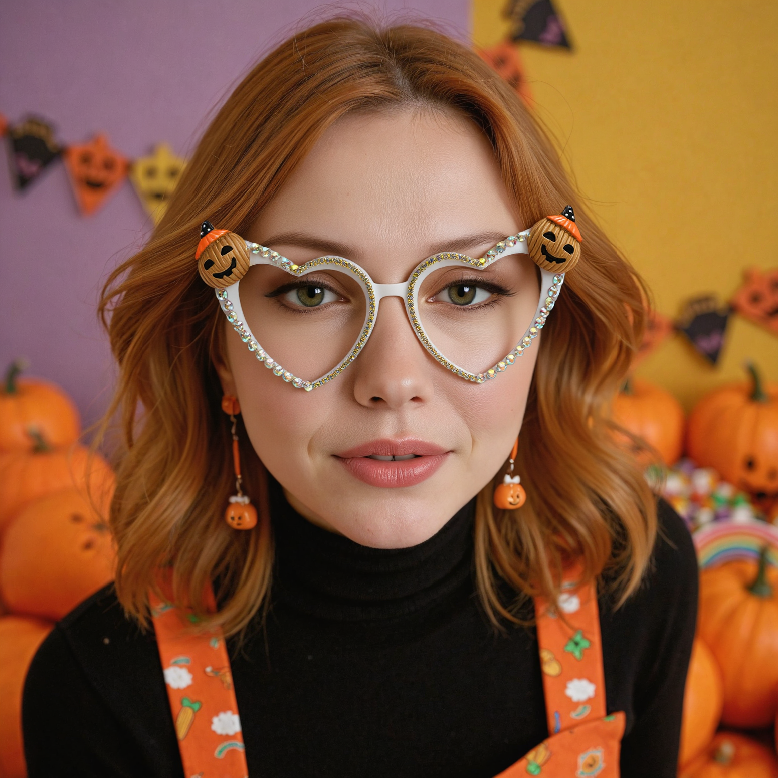 Cedriea Cat Eye Pumpkin Brille