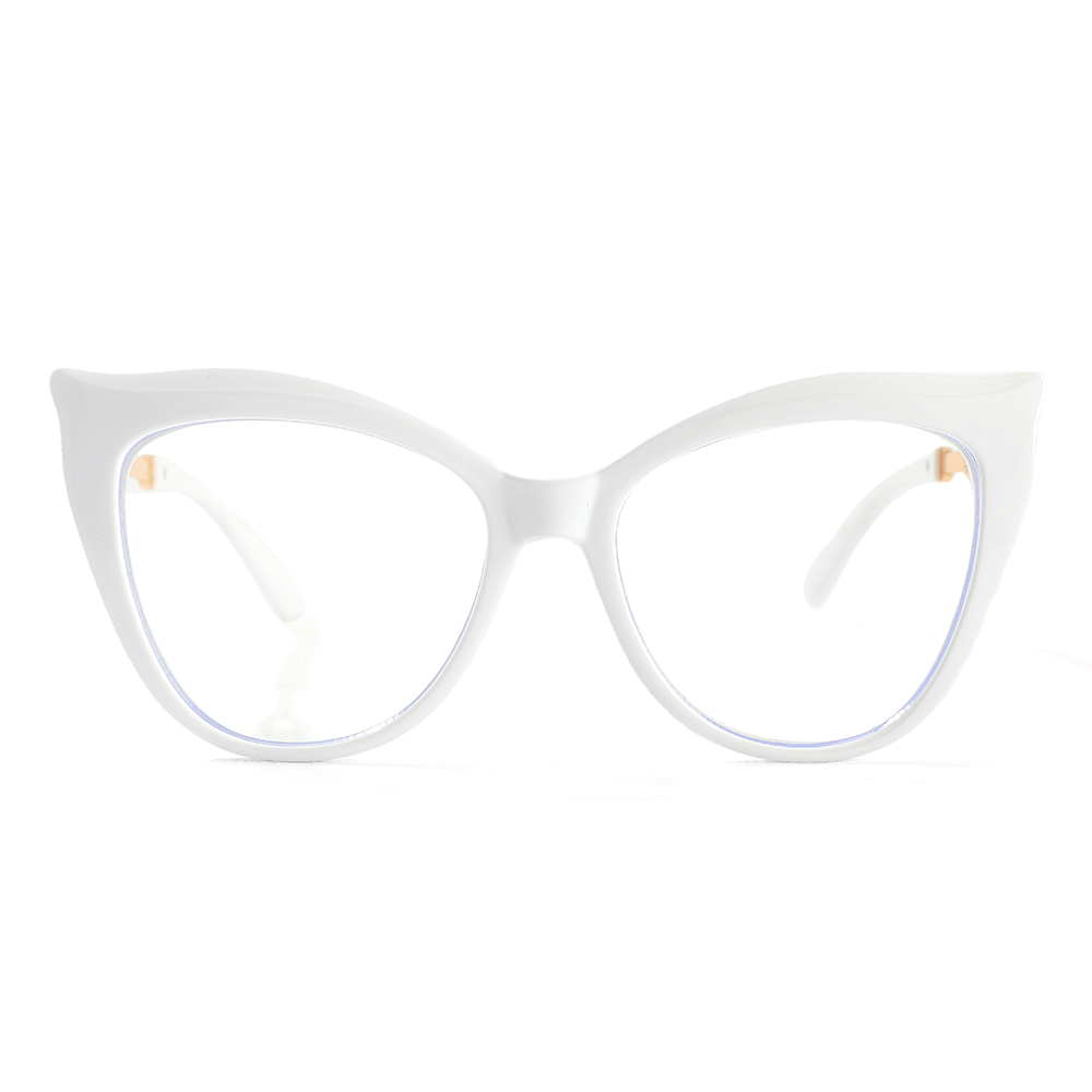 Lunettes de Vue Lydia Cat Eye Blanche