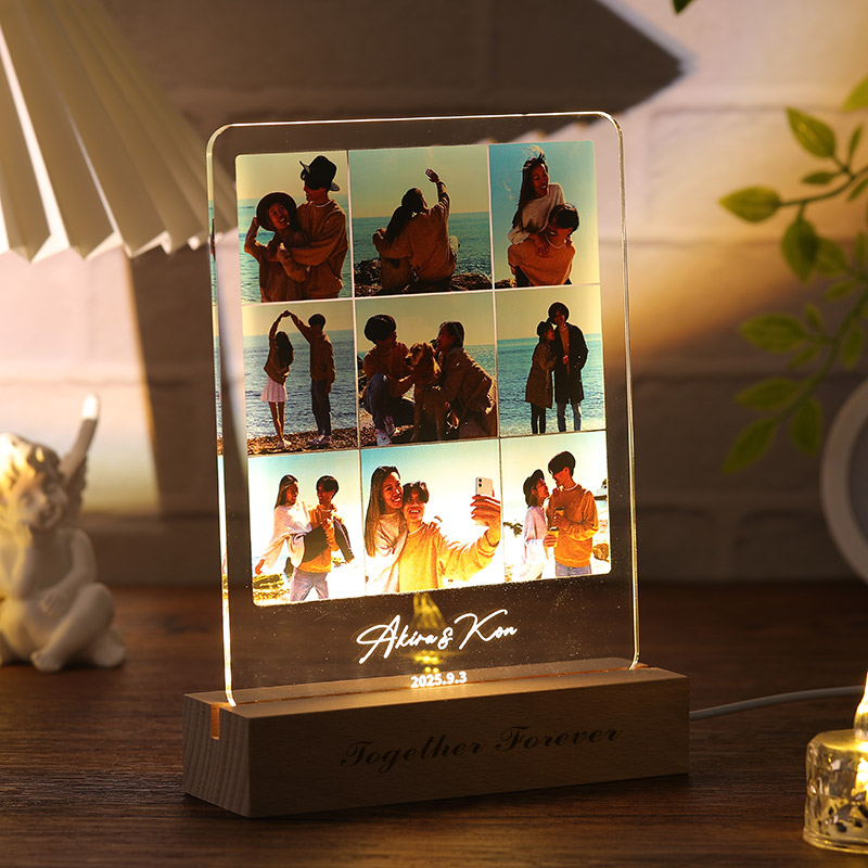 Personalized Picture Acrylic Lamp Best And Stylish Gift for Valentine's Day