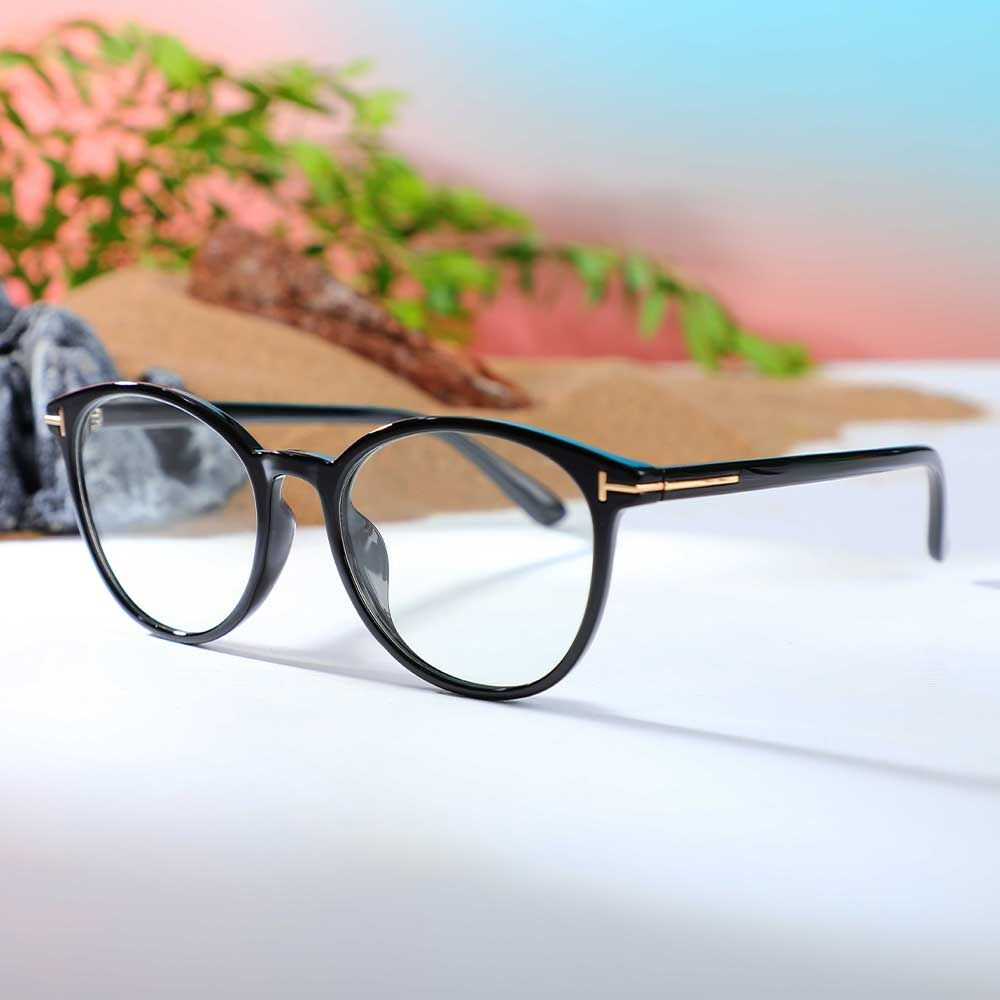 Lunettes de Vue Darren Ronde Noir