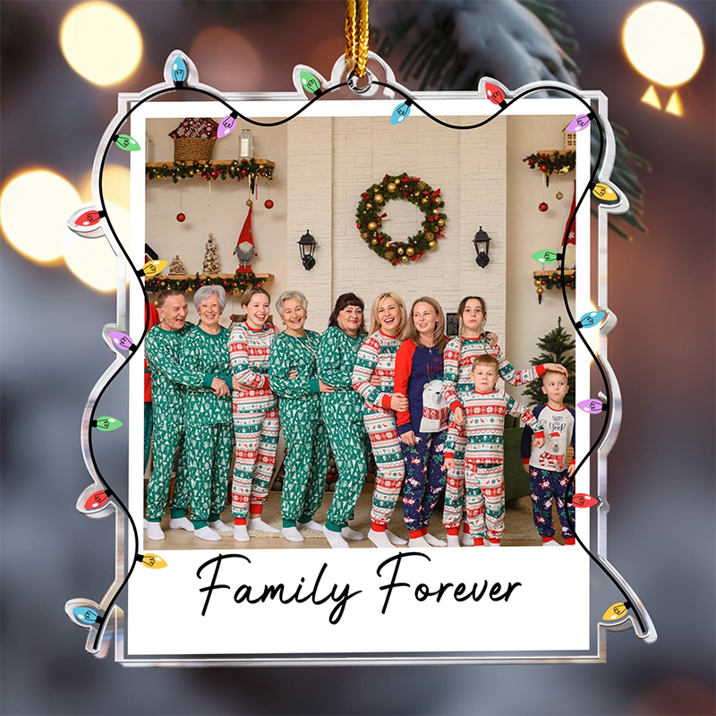 Personalized Christmas Ornaments Custom Photo Warm Gifts For Loved Ones