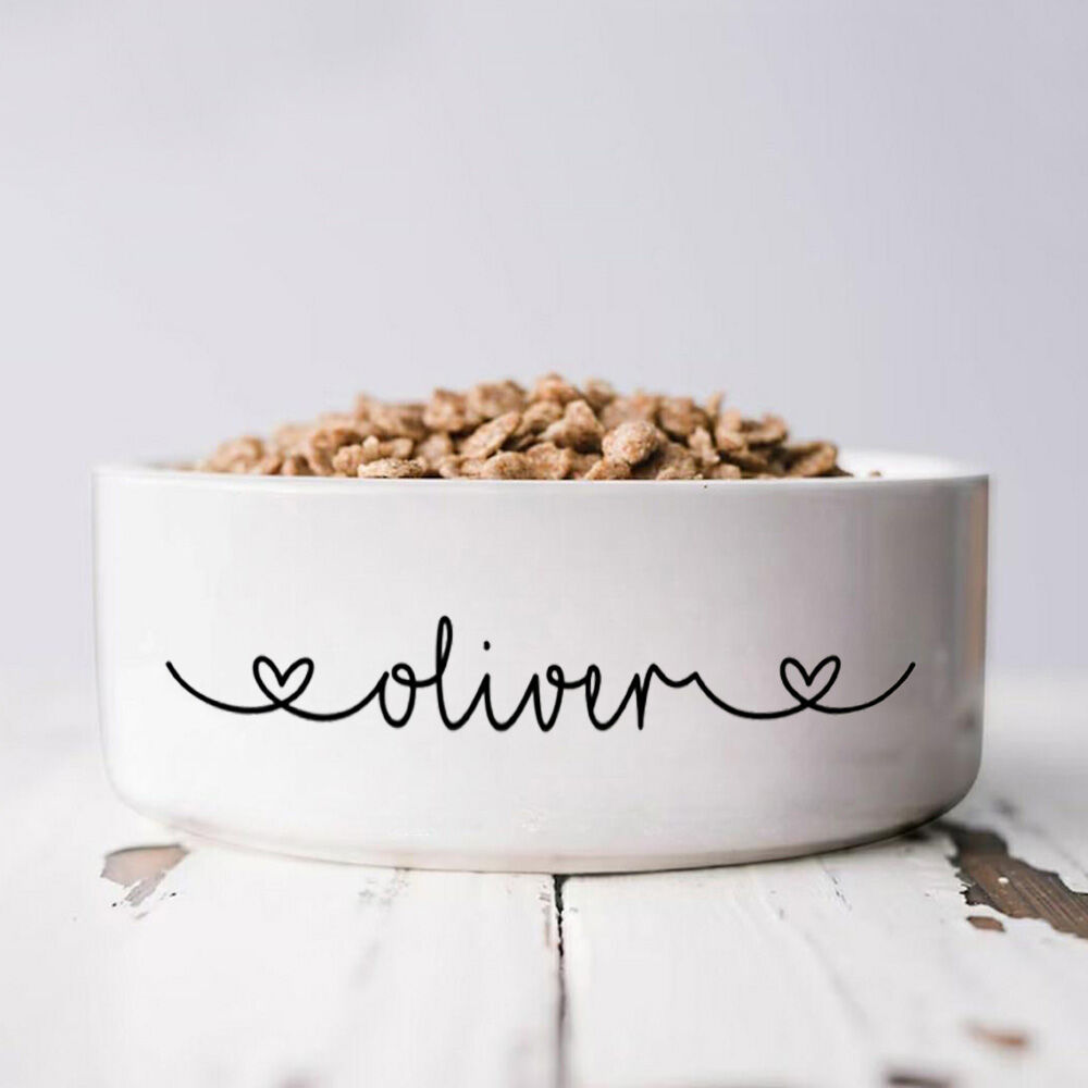 Personalized Pet Bowl With Custom Name Practical Gift For Pet Friends