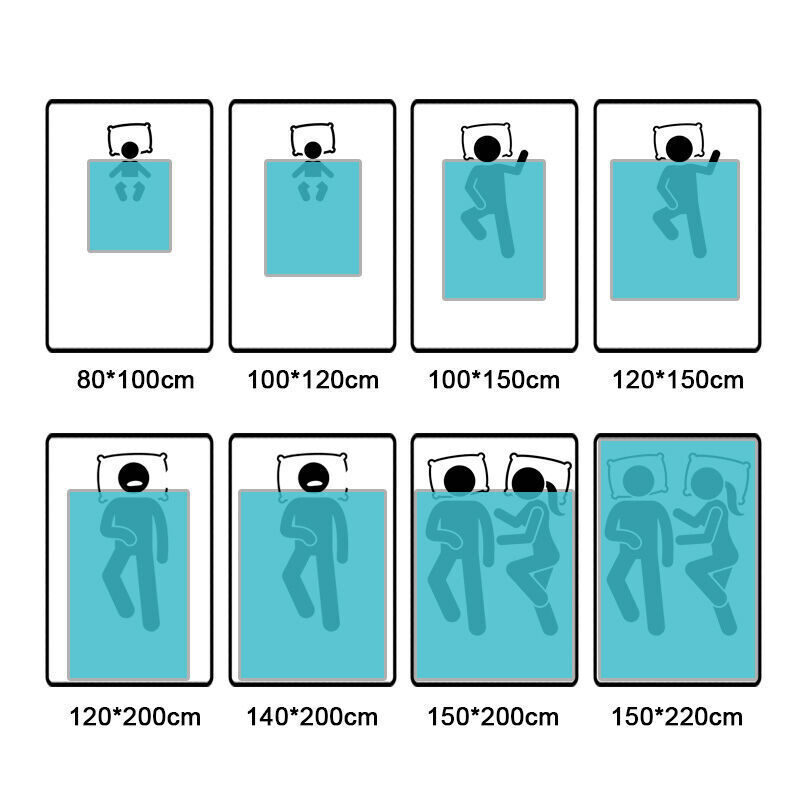 Personalized Cartoon Picture Blanket Warm Gift for Couples