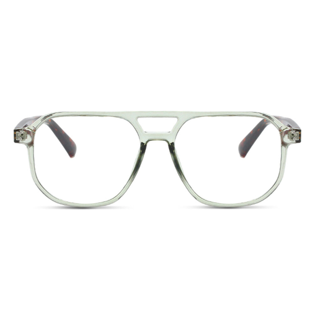 Truda Aviator Green Glasses