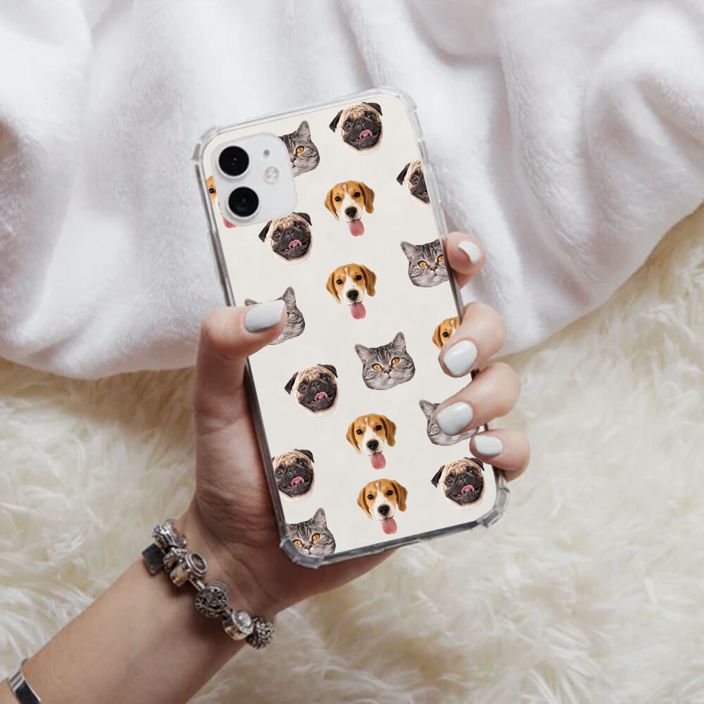 Personalized Mobile Phone Case Customized Pet Face Photo Warm Gift For Friends