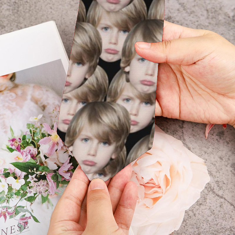 Individuelle Gesichtskrawatte Lustiges Geschenk für den Vater