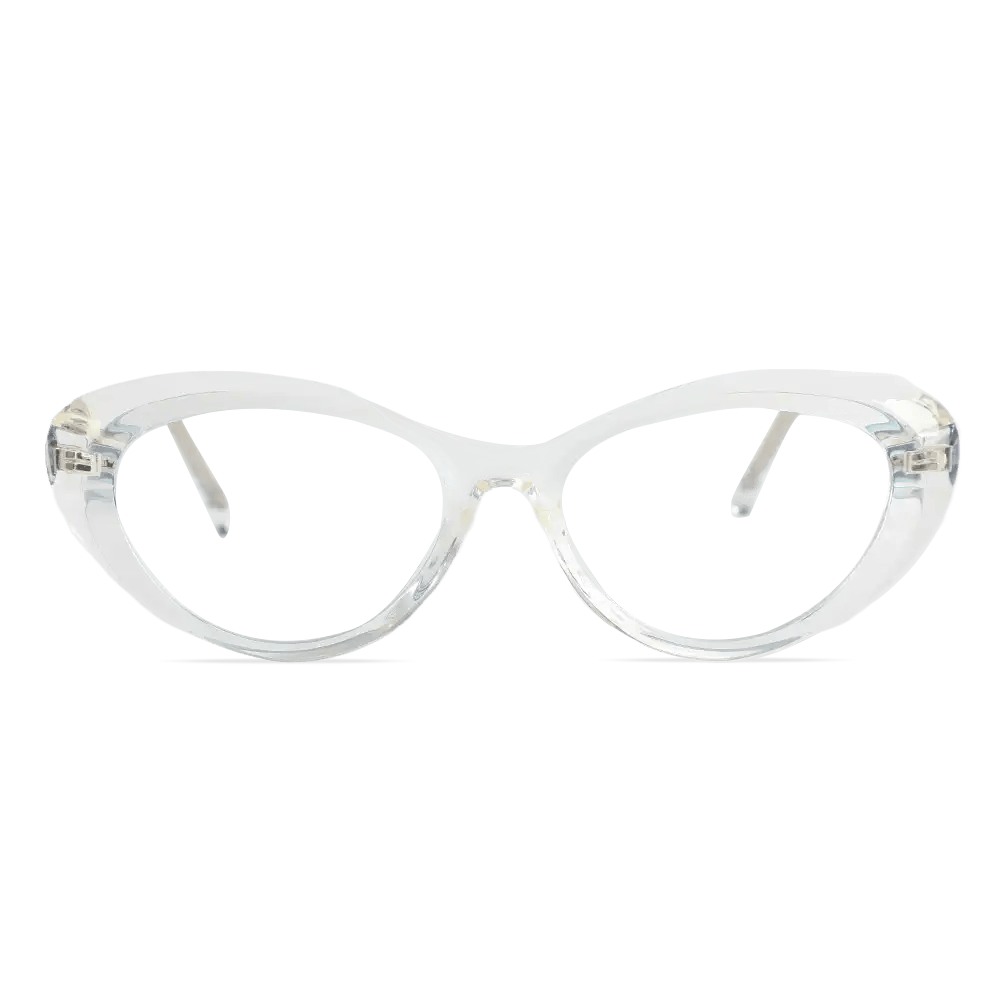 Occhiali da Vista Vogt Cat Eye Chiaro 
