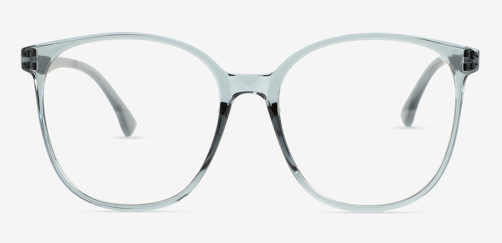 Evangeline Lunettes Carrées Bleues