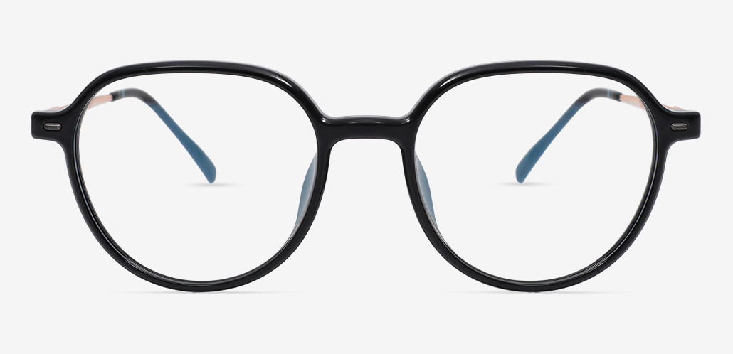 Hoove Black Round Glasses
