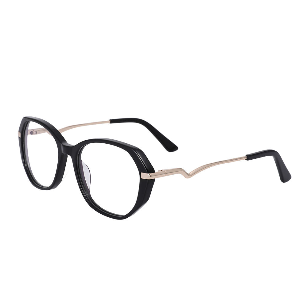 Nina Cat Eye Black Glasses