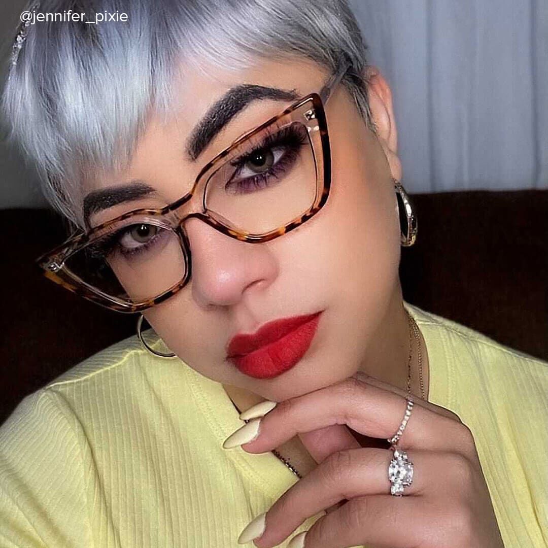 Elsa Cat Eye Schildkröte Brille